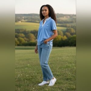 Prince Pickleball Women's Athletic Chic Large Polo Top NWT